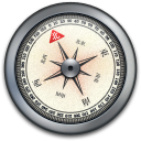 iPhone Compass Silver2 icon